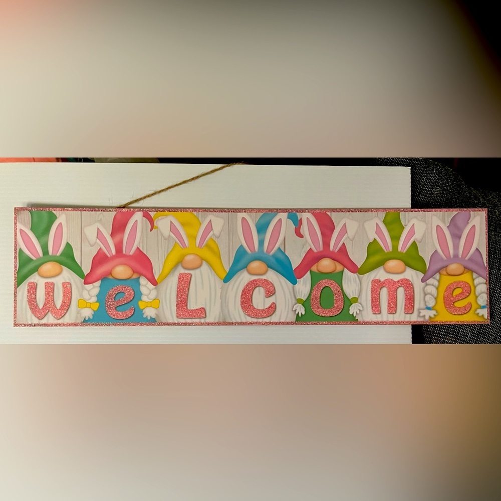 Cute Gnome Welcome Sign/Plaque